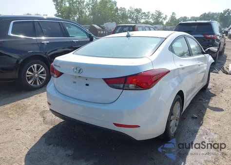 2016 Hyundai Elantra Se из США, поврежденный, VIN 5NPDH4AE2GH682355